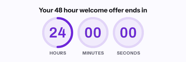 The same address a day later, reading 24 hours 00 minutes 00 seconds