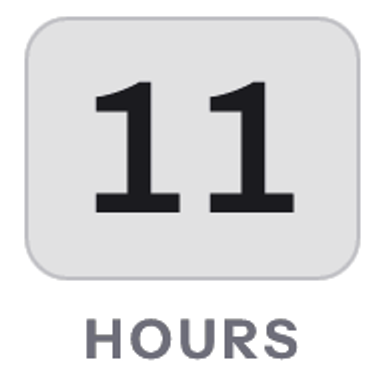 The same hours plate from a 2x build, enlarged by the same amount. The edges of the digits are sharp.